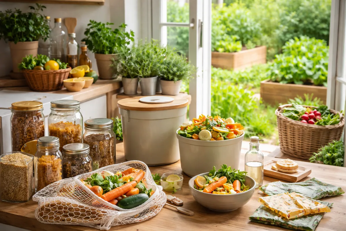 Les bienfaits de la cuisine zéro déchet pour votre maison et votre jardin