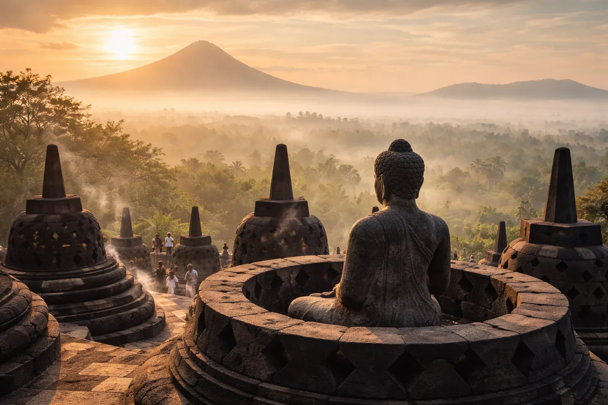 Quel est l'impact de Borobudur sur la spiritualité et le voyage en Asie ?