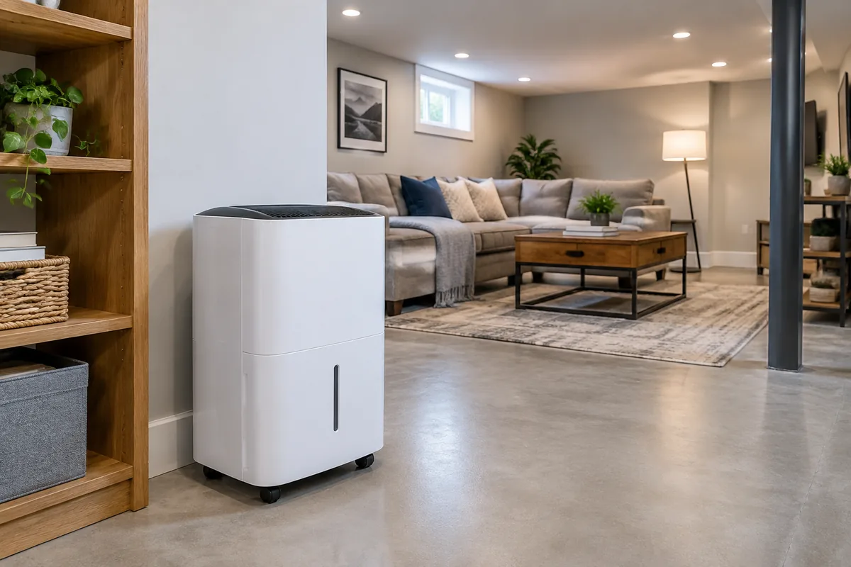 Comment choisir un déshumidificateur pour un sous-sol aménagé